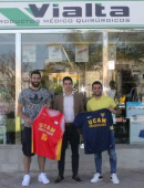Vialta, un año más con los equipos de baloncesto y fútbol de la UCAM